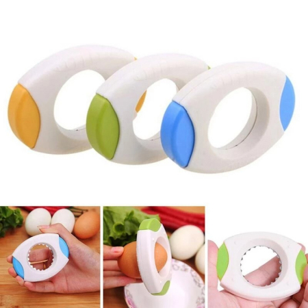 New Cute Egg Shell Opener Separator Kitchen Gadgets Tools Knocker Raw Cracker Boiled Topper Essential image